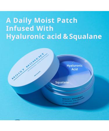 Moist Moment Under Eye Patches | Hydrating Gel Masks for Dark Circles Puffiness & Wrinkles | Hyaluronic Acid & Squalane Treatment for Men & Women - Buy Online on GoSupps.com