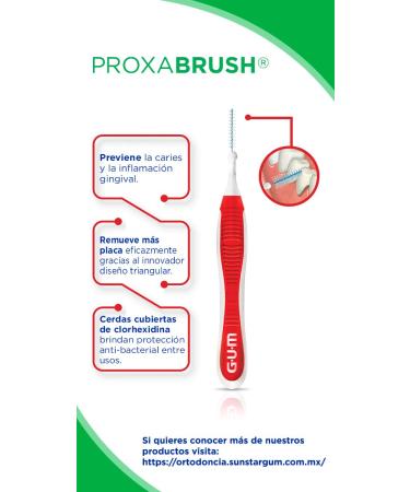 GUM Proxabrush Trav-ler 0.8 mm Optimal Oral Care for Travel | International Shipping Available - Buy Online on GoSupps.com