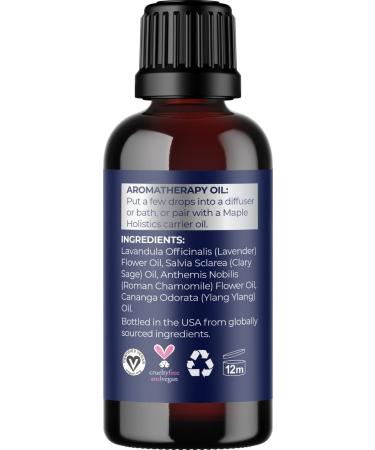 Sleep Essential Oil Blend for Diffuser - Dream Aromatherapy with Ylang-Ylang, Clary Sage, Roman Chamomile, Lavender - 10mL - Buy Online on GoSupps.com