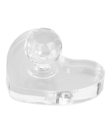POPETPOP Tampon de Pressage pour Fard Paupi res Outil de Maquillage pour Blush Applicateur de Poudre Press e Forme de C ur