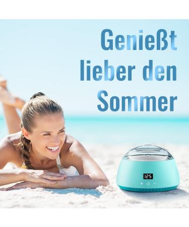 Cithot Wax Warmer Hair Removal Kit - LCD Touchscreen 4 Wax Beans & 20 Spatulas | Easy Cleaning Home Waxing Device for Bikini & Leg - 1.25 kg - Buy Online on GoSupps.com