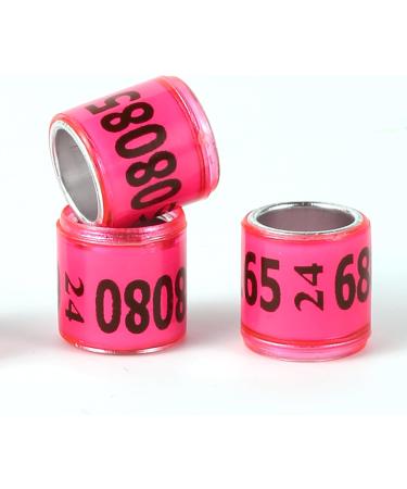 100PC Multicolor Aluminum Pigeon Leg Rings - 2024 DV Training Footring | Durable Identification Tapes for Birds - Buy Online on GoSupps.com