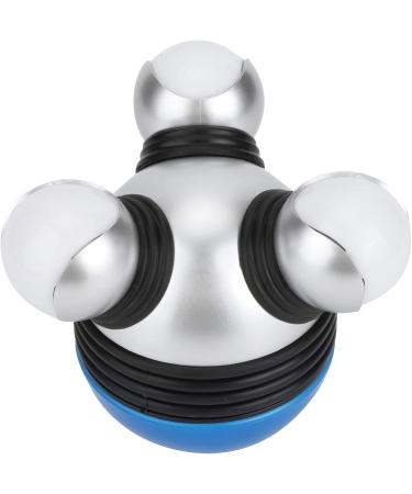 Portable Mini Handheld Body Massager - LED Light Vibration Relief for Head Neck & Legs (Blue) - Shop Internationally - Buy Online on GoSupps.com