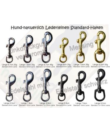 Fat Leather Line - Chrome/Brass Options (1m 1.35m 2.20m 3m) - Durable Brown Hook - International Shipping - Buy Online on GoSupps.com