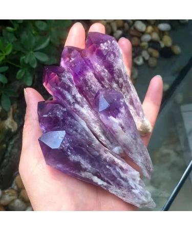 1pcs Natural Amethyst Scepter Quartz Crystals Cluster Minerals Stones fine Home Decoration Gifts Suitable for Furniture Decoration Full of Texture 50-80mm - Buy Online on GoSupps.com