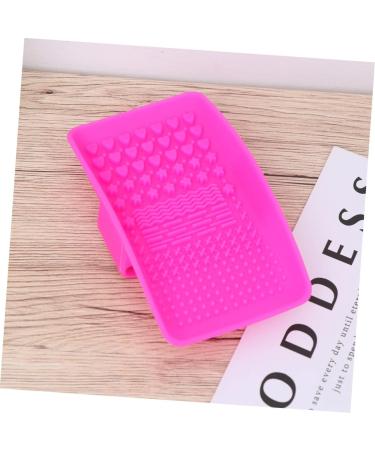 minkissy 1pc Brush Washing Mat Makeup Brush Scrubber Mat Makeup Brush Cleaner Mat Brush Cleaning Pad Silicone Makeup Brush Cleaning Mat Cleanser Hair Brush Cleaner Tool Portable Paint Brush - Buy Online on GoSupps.com