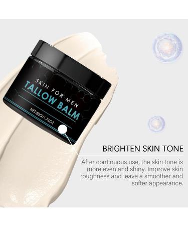  homomdy Sebaceous Wrinkle Balm for Men Beef Tallow Balm to Repair Damaged Dry Skin Day and Night Moisturizer Moisturizes & Nourishes Dry Skin Non Oily (2 - Buy Online on GoSupps.com