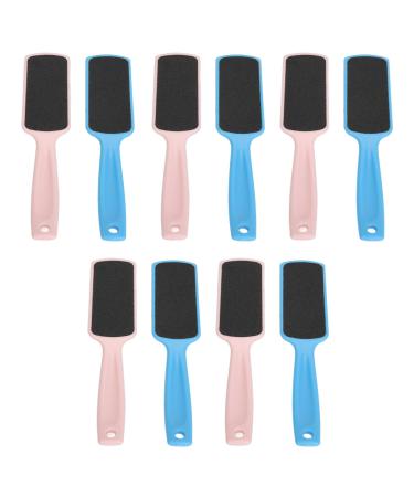 Professional Pedicure Foot File Double Sided Scrub Removes Dead Skin Soft & Tender Feet Coarse Scrub for Calluses Comfortable Handle Hanging Hole Design