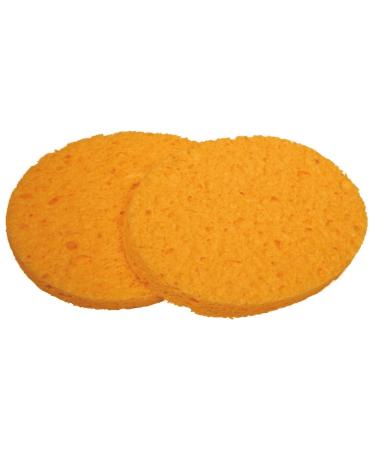 CROLL & DENECKE cosmetic sponges made of viscose 2 oval 11x8cm