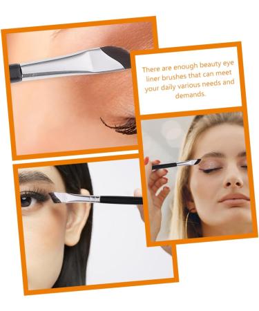SOESFOUFU 1 Set Eyeliner Tool Eye Liner Brush Brow Brush Angled Eyeliner Brush Eyeshadow Eye Brush Wood Black - Buy Online on GoSupps.com
