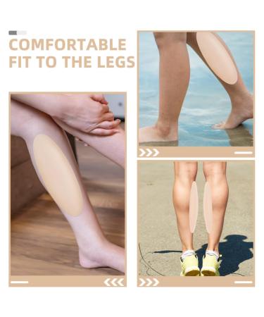 2 Pairs Self-Adhesive Silicone Calf Pads - Non-Slip Leg Corrector for Curved & Thin Legs | Comfortable Calf Patches & Crooked Leg Onlays - Ship Internationally - Buy Online on GoSupps.com