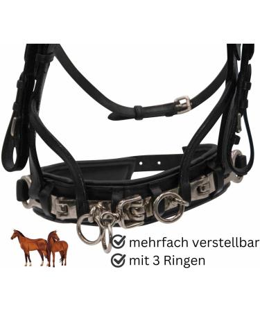 Buy AMKA Leather Cavesson with Bit Buckle - Premium Quality & Comfort for Equine Enthusiasts | International Shipping Available - Buy Online on GoSupps.com