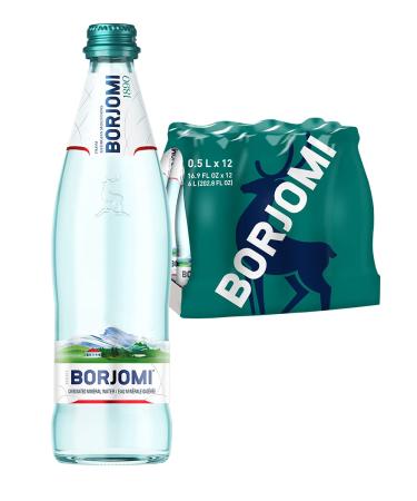 Borjomi Eau min rale g orgienne en verre 0 5 l Bo te de 12