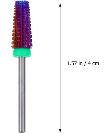 1pc Nail Polisher Nail Drill Tool Nail File Replacement Heads Grinding Head Bit Manicure Drill Bits Nails Drill Bits Manicure Drill Tool Purple Alloy Nail Tool Grinding Wheel - Buy Online on GoSupps.com