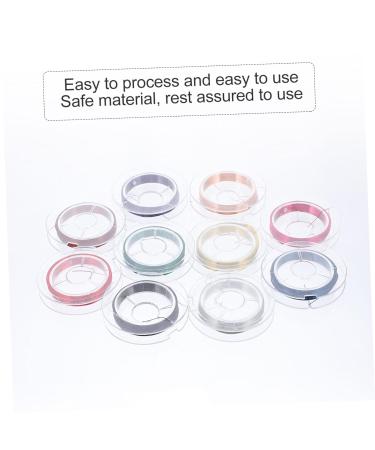 Operitacx 10 Rolls Manicure Copper Wire Halloween Hair Clips Labret Jewelry Nail Art Sticker Nail Art Copper Ornament Metal Nail Decor Nail Tip Jewels Gold and Silver Japanese - Buy Online on GoSupps.com