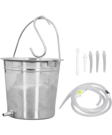 Vomeko 2L Colon Cleaner Set | Silicone Hose Nozzle & Stainless Steel Coffee Maker for Detoxification - Home-Made Enema Kit - Buy Online on GoSupps.com