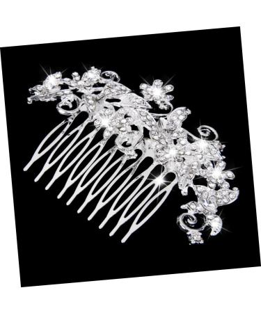 DOITOOL Vintage Alloy Hair Comb Pearl Hair Comb Wedding Rhinestone Pearls Hair Comb Wedding Tiara Hair Comb Clip Silver Headpiece Pearl Tiara Rhinestone Comb Bride Hair Accessories Crystal - Buy Online on GoSupps.com