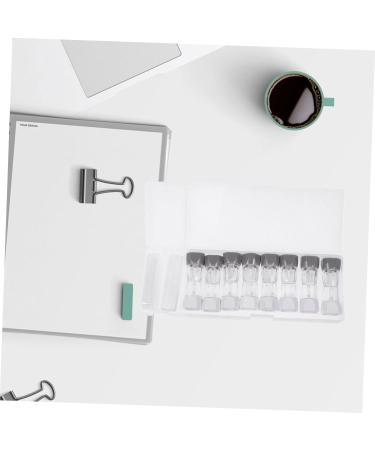 JECOMPRIS 8S Colored Contact Lens Container - Travel Storage Solution with Mirror & Cleaning Kit - Portable Pocket ABS Gray 21x7x2.5cm - Buy Online on GoSupps.com