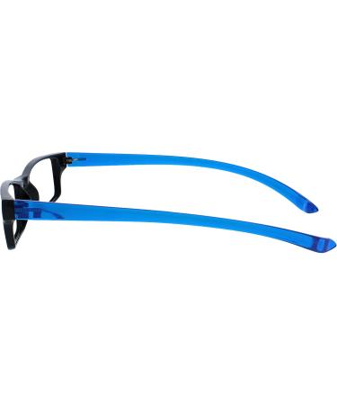 Shop Black Bright Blue Neck Readers 3 Pack for Men & Women - The Reading Glasses Company RRR20-3 +2.50 - Buy Online on GoSupps.com