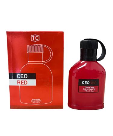 Ceo Red Pour Homme Cologne for men (Inspired by Hugoo Boss) 3.4oz/100ml Natural Spray Long Lasting