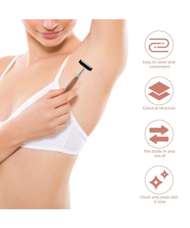 Reusable Bamboo Safety Razor for Men & Women - Eco-Friendly 4-Piece Shaving Set - Buy Online on GoSupps.com