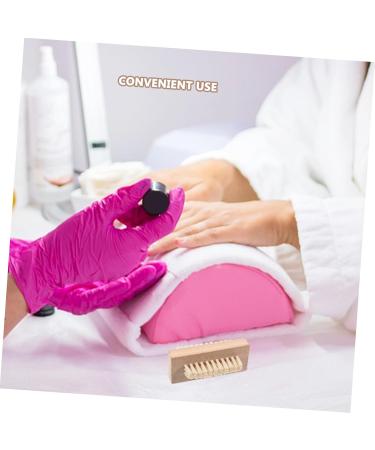 Wooden Cleaning Finger Nail Brush with Pig Bristles - Double-Sided Fingernail Brush Non-Slip Nails Scrubber for Scrubbing Fingernails and Toes - Buy Online on GoSupps.com