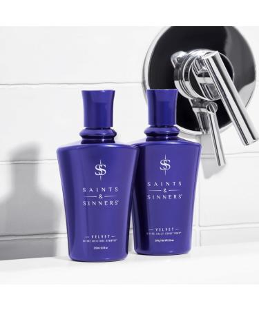 Shop Saints & Sinners Velvet Duo (250ml) - Best Care for Dry Damaged Color-Treated Hair | International Shipping Available - Buy Online on GoSupps.com