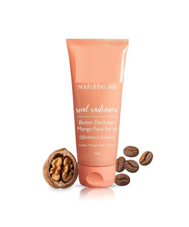 AM Coffee & Walnut De Tan Face Scrub 100 gm | For Exfoliation | Reduces Dead Skin Blackhead Give Glowing Skin & Controls Excess Oil | With Coffee Walnut & Mango Butter |