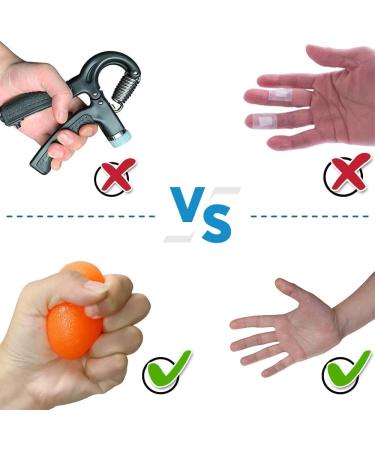 Xelparuc Stress Balls for Adults and Kids - Hand Grip Strength Trainer Set for Arthritis Therapy, Stress Relief, and Sensory Stimulation - Buy Online on GoSupps.com