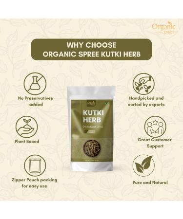ORGANIC SPREE Kutki Herb & Kaishor Guggulu Supplement 100g & 120 Tablets Picrorhiza Kurroa with Wellness Support Formula Certified Herbal Detox Blend - Buy Online on GoSupps.com