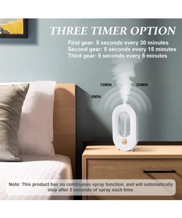 Acwoo Aroma Diffuser - Electric Fragrance Diffuser for Essential Oils | Includes 2 Empty Bottles | Perfect for Home Bedroom Office Yoga & Spa - Buy Online on GoSupps.com