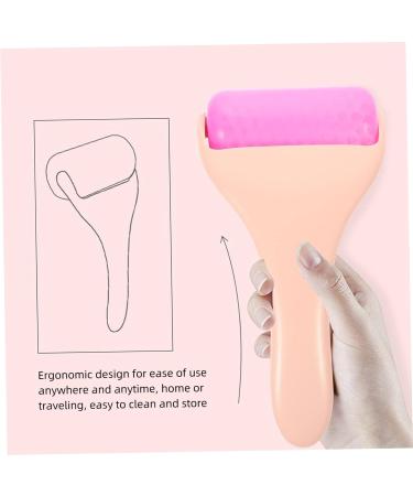 Massage Roller Face Massager | Ice Roller & Eye Cream Tool for Skin Care | Purple Facial Massage Stick 17x7.5x3cm - Buy Online on GoSupps.com