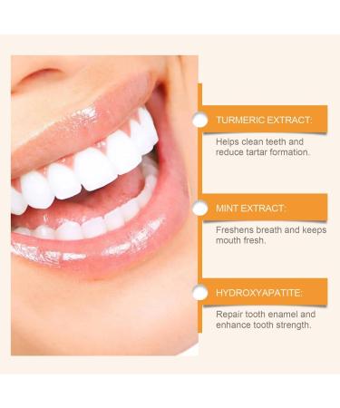 Turmeric Teeth Whitening Powder Turmeric Whitening Tooth Powder Teeth Whitening Powder for All Types of Teeth Color Corrector Tooth Stain Removal - Booster (2) - Buy Online on GoSupps.com