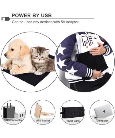 NATUDECO USB Electric Cloth Heater - Washable Heating Mat & Pillow | 35 -50 Portable Comfort for Clothing Seats & Pet Beds - Buy Online on GoSupps.com