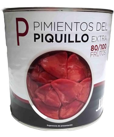 Whole Roasted Piquillo Spanish Red Peppers In Brine 2.5kg tin - Buy Online on GoSupps.com