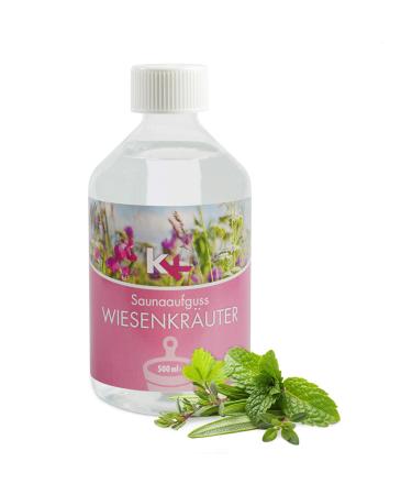 KK Sauna Infusion Concentrates PREMIUM - Made in Germany - Meadow Herbs Fragrance - 500 ml Bottle - Wellness for your Home