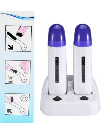 Portable Roll-On Wax Warmer for Men & Women - 3 Types | Efficient Hair Removal | US110VTWO SEATS - Buy Online on GoSupps.com