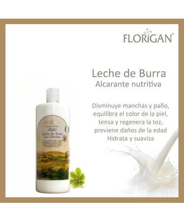 Nutritive Skin Lotion "Leche de Burra" with Herb & Yuca Extracts Florigan 1lt. - Buy Online on GoSupps.com