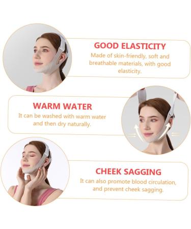 Beatifufu 1pc Thin Face Belt Bandage Cheek Belt Chin Lift Bandage Face Lifter Strap Mask - Buy Online on GoSupps.com