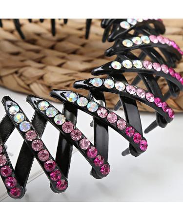 Buy Gsrhzd Bird Nest Hair Clips - 3 Piece Set for Women | Crystal Ponytail Holders & Expandable Accessories - Buy Online on GoSupps.com