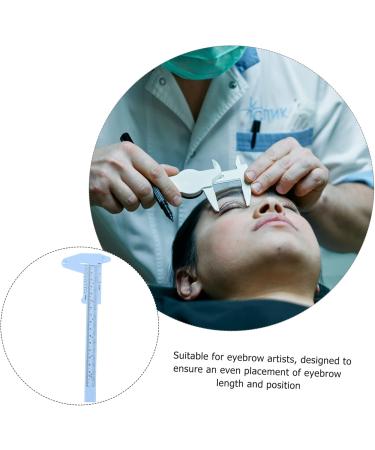 Balacoo 2pcs Eyebrow Ruler Makeup Kits Brow Caliper Measuring Tool Flexible Eyebrow Measure Template Miss - Buy Online on GoSupps.com