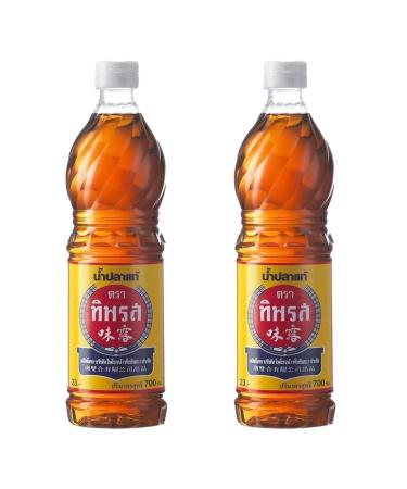 Tiparos Thai Fish Sauce for Soups Curries Marinades and Salads 700ml (Pack of 2) HALAL