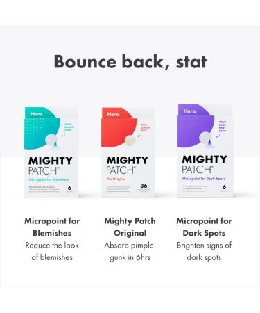 Hero Cosmetics Mighty Patch Micropoint for Dark Spots - 6 Patches | Targeted Spot Treatment - Buy Online on GoSupps.com