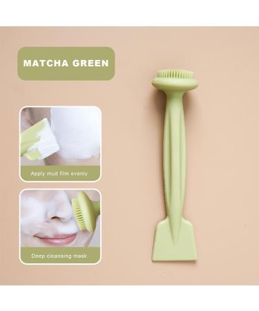 Virtcooy Silicone Face Brush | Mud Film Applicator Brush Reusable Double Head Silicone Face Washing Scrubber - Buy Online on GoSupps.com