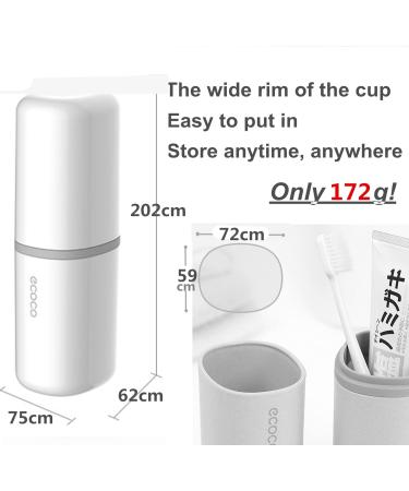 Buy Miejmjia Travel Water Catcher Set - Portable Dental Brush Toothbrush Holder Toothpaste Cups for Camping & Business Trips (Blue) - International Shipping Available - Buy Online on GoSupps.com