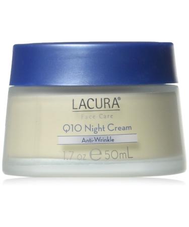 LaCura Q10 NIGHT FACE CREAM Anti-Wrinkle 1.7 oz. by Chom 1.7 Ounce (Pack of 1)