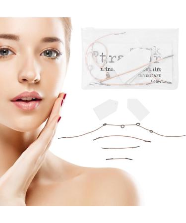 Facelift Tape 16piece ultrathin facial tape that lifts invisibly Elastic Face Tape V Line Lifting Masque for shrinking sagging facial muscles and shaping your face - Buy Online on GoSupps.com