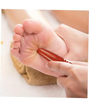 Buy BUIFULSIC Wooden Massage Tools 2 Acupuncture Rods & Foot Massager | Rosewood Muscle Relief Devices for Ultimate Relaxation - Buy Online on GoSupps.com