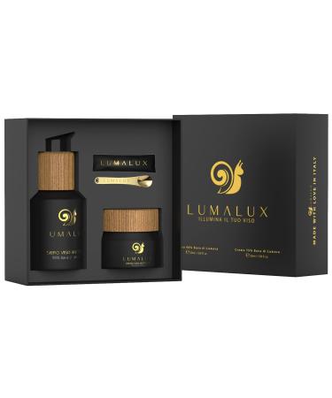 Lumalux Skin Care Combo Pack - 50ml Snail Mucus Serum & 50ml Moisture Cream - Anti-Aging Skin Care Set for Radiant Skin - Buy Online on GoSupps.com