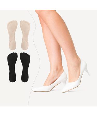 High Heel Inserts for Women - 2 Pairs Comfort Pads | Cushioned Gel Insoles for Arch Support in Heels & Sandals - Buy Online on GoSupps.com